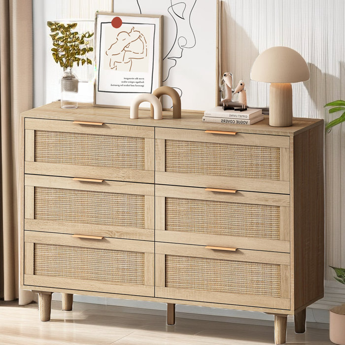 Bay Isle Home 6 - Drawer Dresser | Wayfair